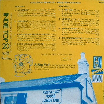 Various : Indie Top 20 Vol IV Part 2 - House (LP, Comp)