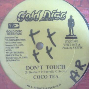 Cocoa Tea : Don't Touch (12", Single)
