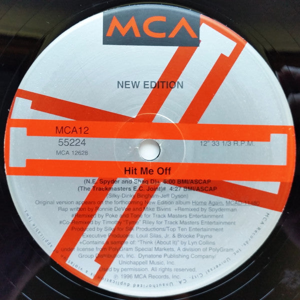 New Edition : Hit Me Off (12")