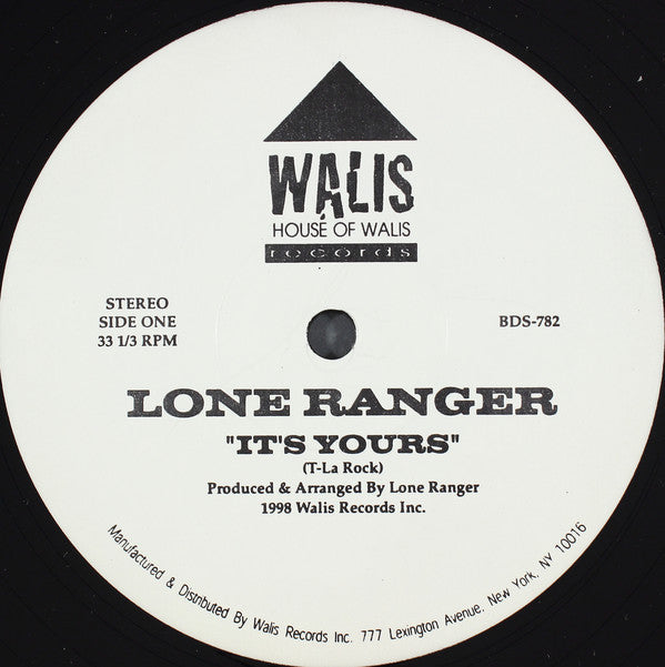 Lone Ranger (3) : It's Yours (12")