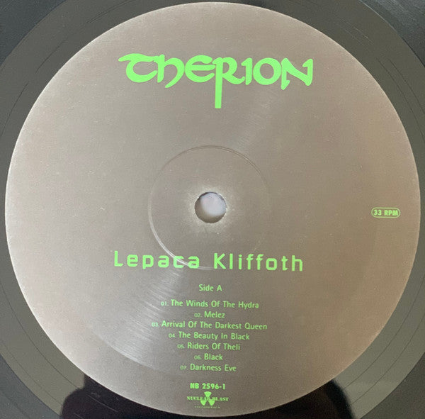 Therion : Lepaca Kliffoth (LP, Album, Ltd, RE)
