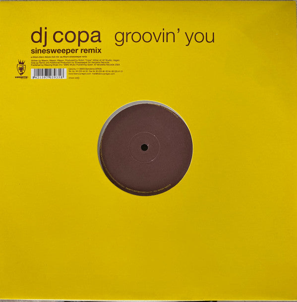 DJ Copa : Groovin' You (12")