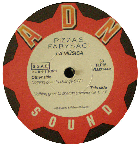 Pizza's Fabysac : La Música (12")