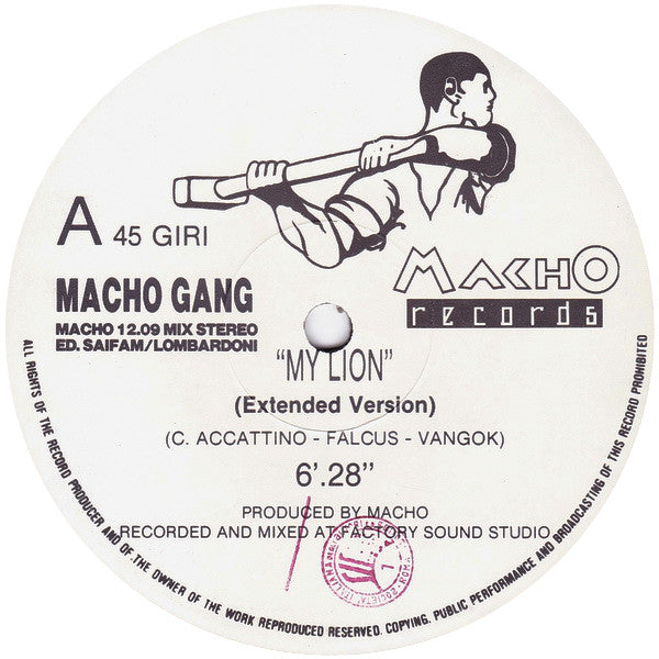 Macho Gang : My Lion (12")