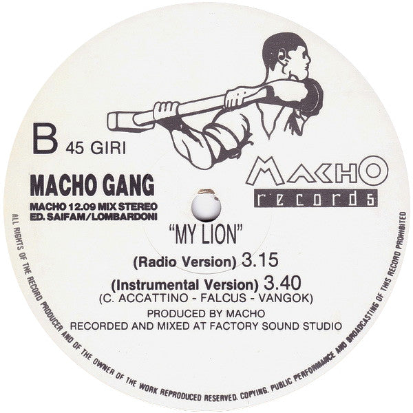 Macho Gang : My Lion (12")