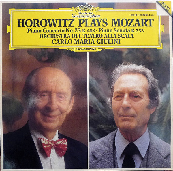 Vladimir Horowitz, Wolfgang Amadeus Mozart, Orchestra Del Teatro Alla Scala, Carlo Maria Giulini : Horowitz Plays Mozart (Piano Concerto No. 23 K. 488 â€?Piano Sonata K. 333) (LP)