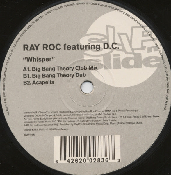 Ray Roc Checo Featuring Deborah Cooper : Whisper (12")