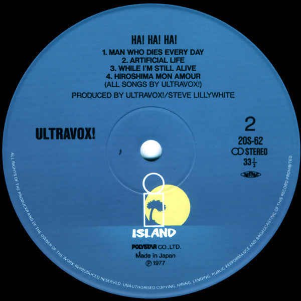 Ultravox : Ha!-Ha!-Ha! (LP, Album, RE)