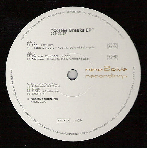 Various : Coffee Breaks EP (12", EP)