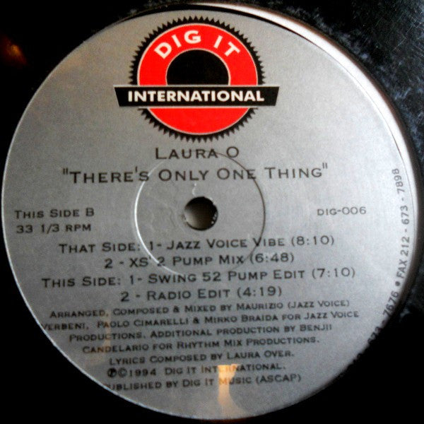 Laura O : There's Only One Thing (12")