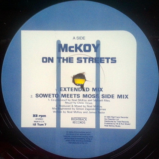 McKoy : On The Streets (12")