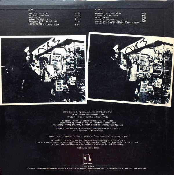 Tom Waits = Tom Waits : The Heart Of Saturday Night = 土曜日の夜 (LP, Album)