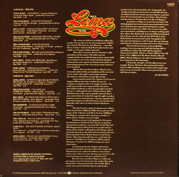 Various : This Is Loma Volume 6 (LP, Album, Comp)