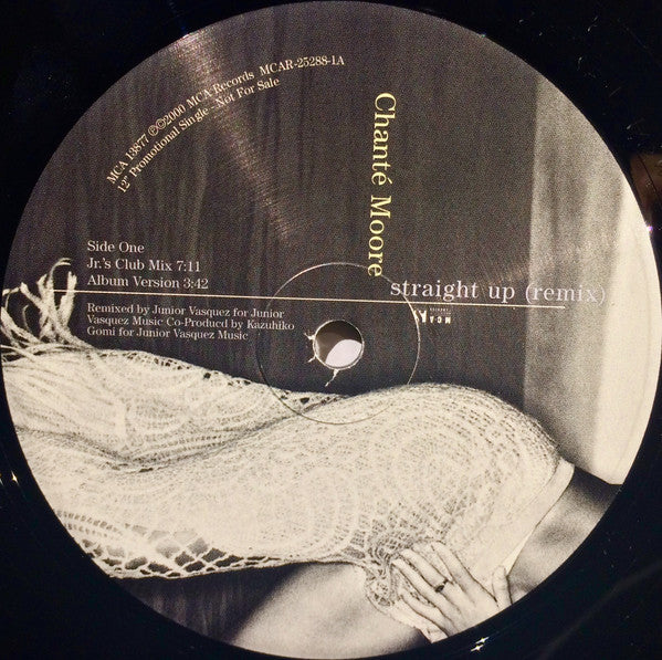 Chanté Moore : Straight Up (Remixes) (12", Promo)