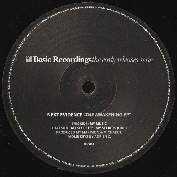 Next Evidence : The Awakening EP (12", EP, RP)