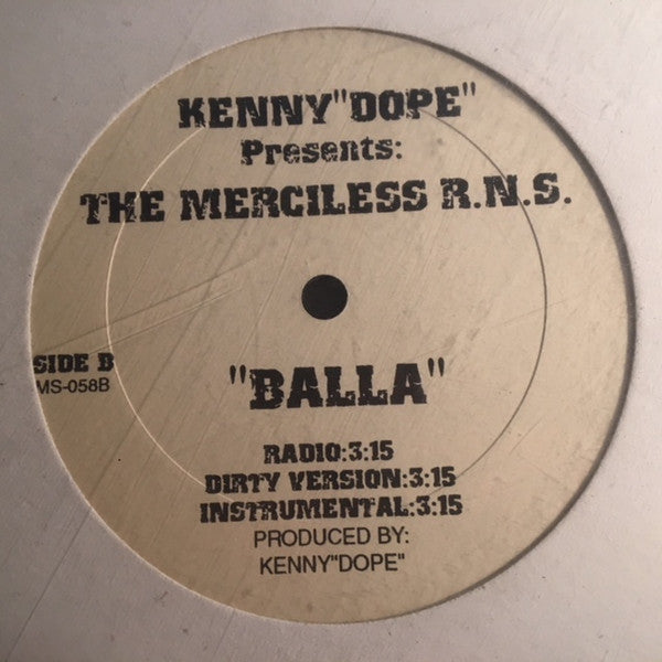 Kenny "Dope" Gonzalez Presents: The Merciless R.N.S. : Urban Legends (12", Single)