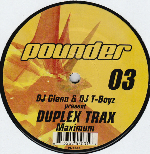 DJ Glenn & DJ Tboys Present Duplex Trax : Maximum (12")
