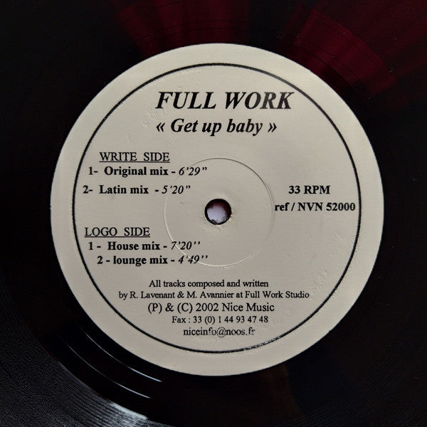 Full Work : Get Up Baby (12")