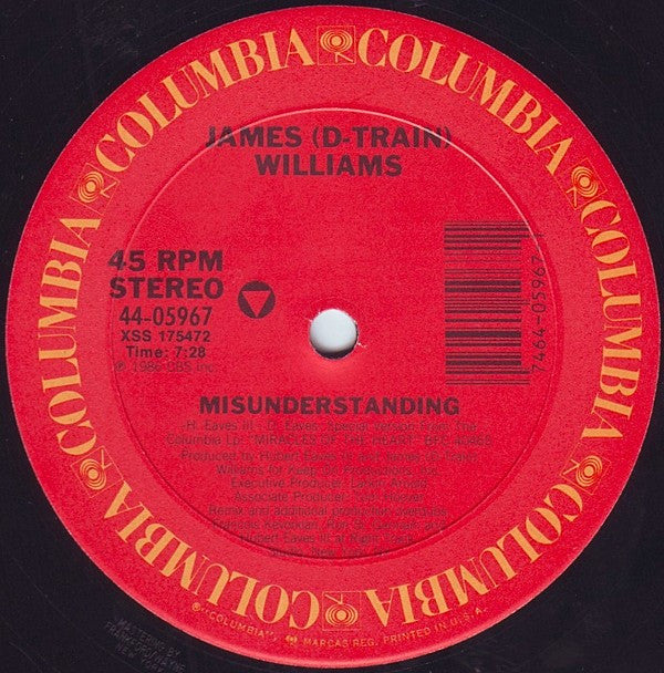 James "D-Train" Williams : Misunderstanding (12")