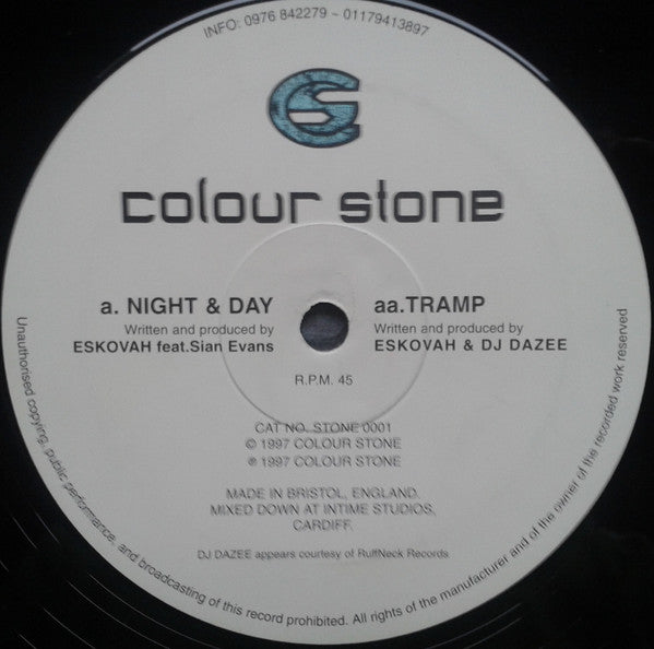 Eskovah & DJ Dazee : Night & Day / Tramp (12")