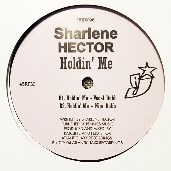 Sharlene Hector : Holdin' Me (12")