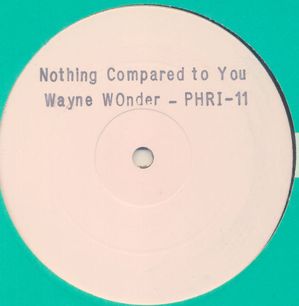 Wayne Wonder : Nothing Compares To You (12", W/Lbl, Sta)