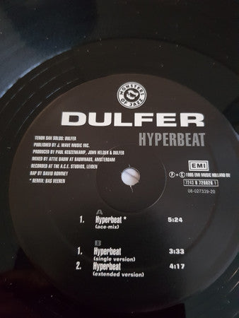 Hans Dulfer : Hyperbeat (12", Single)