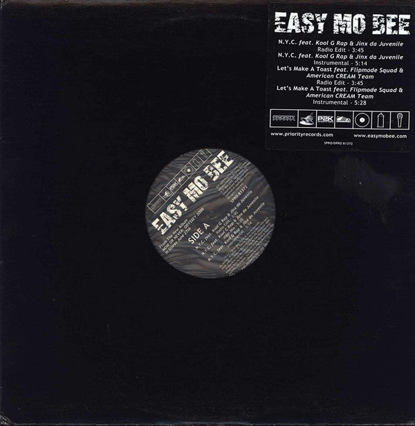 Easy Mo Bee : N.Y.C. / Let's Make A Toast (12", Promo)