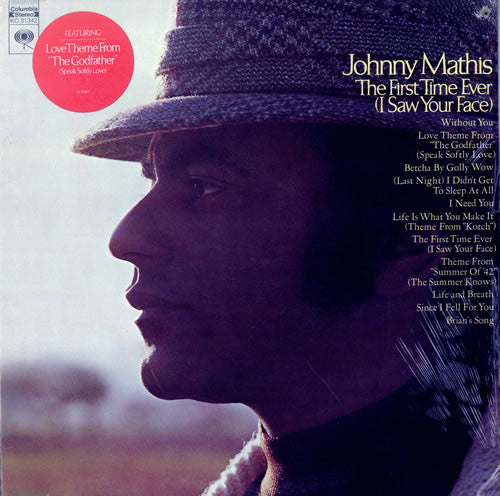 Johnny Mathis : The First Time Ever (I Saw Your Face) (LP, Album)