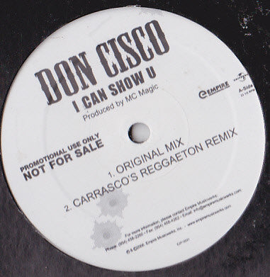 Don Cisco : I Can Show U (12")