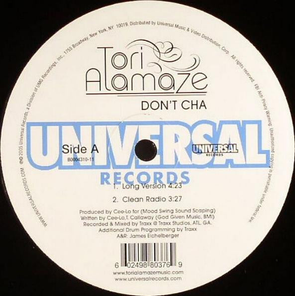 Tori Alamaze : Don't Cha (12")
