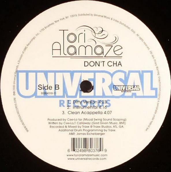 Tori Alamaze : Don't Cha (12")