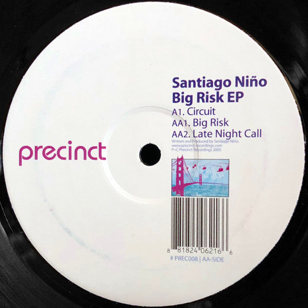 Santiago Niño : The Big Risk EP (12", EP)