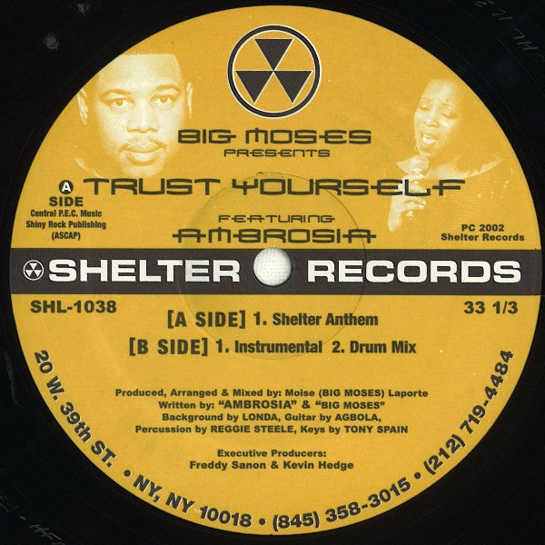 Big Moses Featuring Ambrosia : Trust Yourself (12")