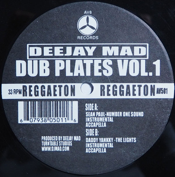 Sean Paul / Daddy Yankee : Dub Plates Vol. 1 (12")