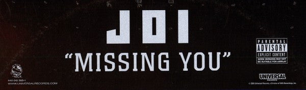 Joi (3) : Missing You (12")