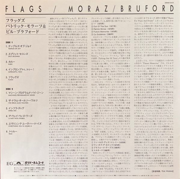 Patrick Moraz • Bill Bruford : Flags (LP, Album)