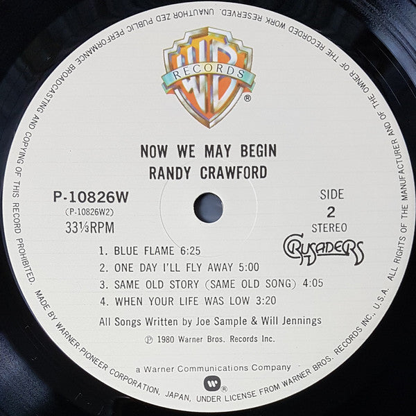 Randy Crawford : Now We May Begin (LP, Album)
