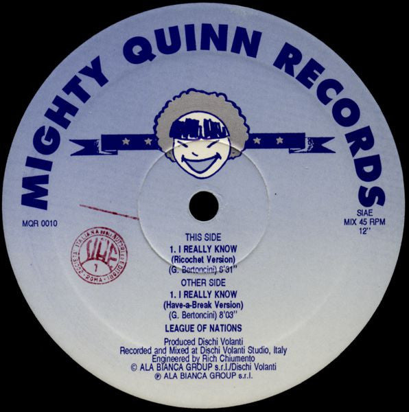 League Of Nations (2) : I Really Know (12")