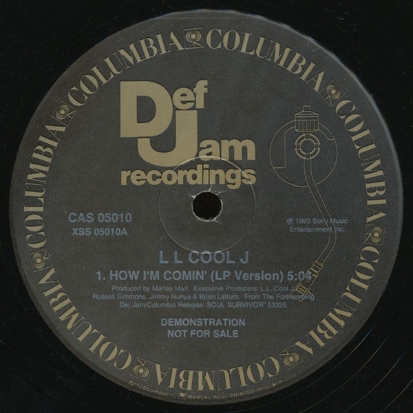 LL Cool J : How I'm Comin' (12", Promo)