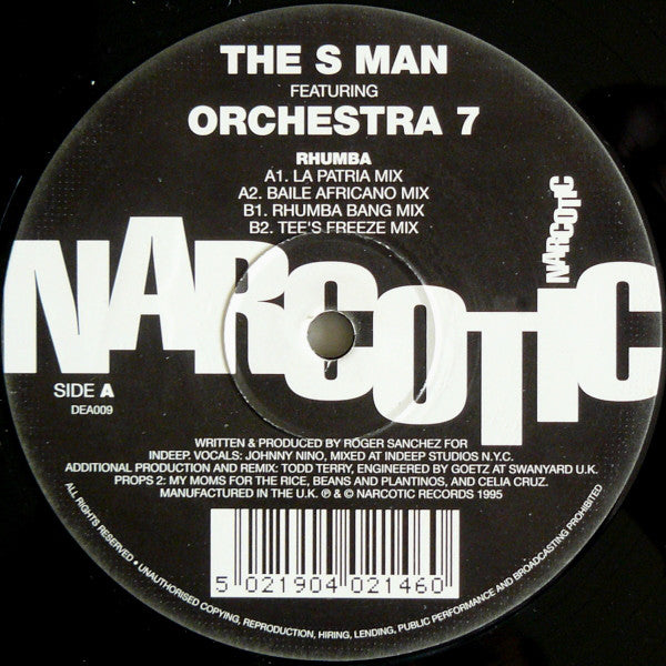 The S-Man Featuring Orchestra 7 : Rhumba (12")