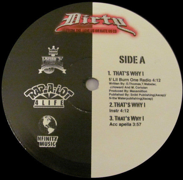 Dirty (4) : That's Why I (12")