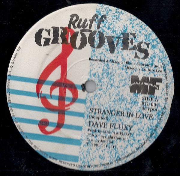 David "Fluxy" Heywood : Stranger In Love (12")