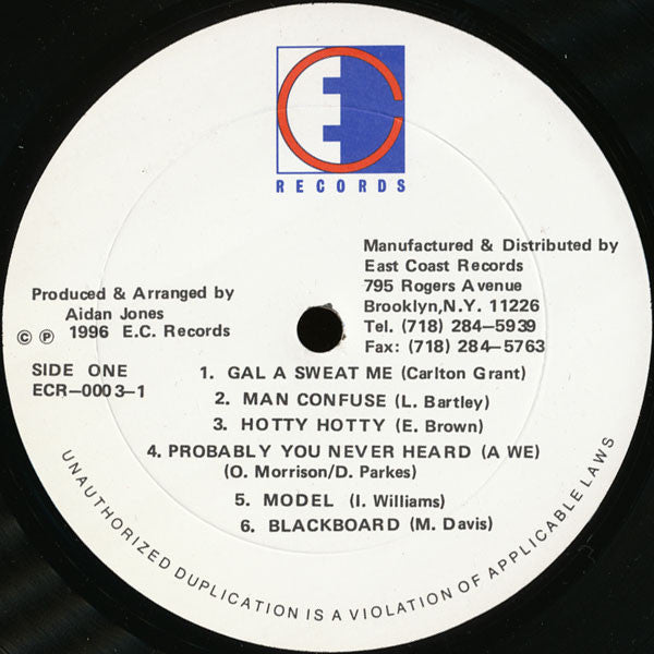 Various : East Coast Meets Fat Eyes (LP, Comp)