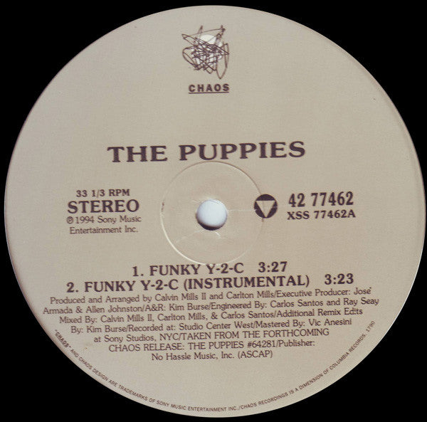 The Puppies : Funky Y-2-C (12")