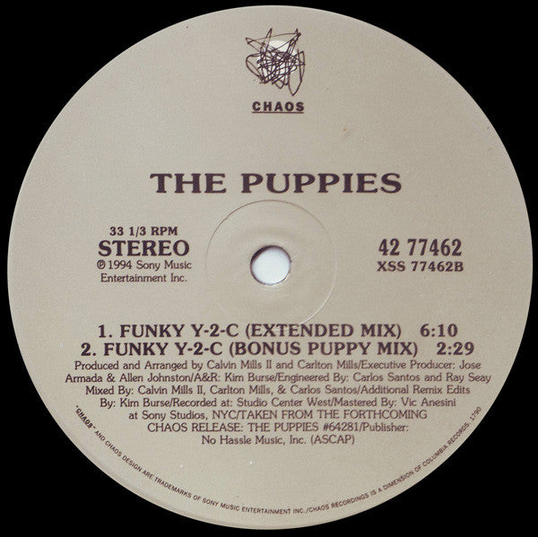 The Puppies : Funky Y-2-C (12")