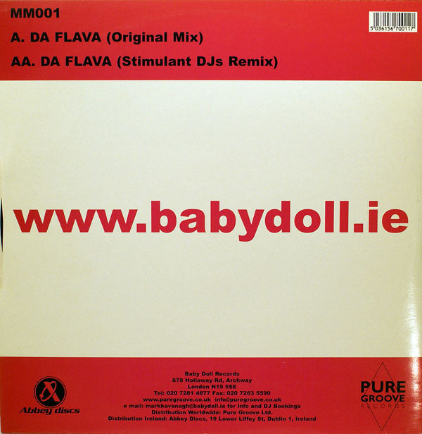 Mark Kavanagh vs. Mr. Bishi : Da Flava (12")