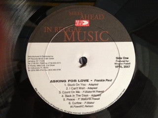 Frankie Paul : Asking For Love (LP, Album)