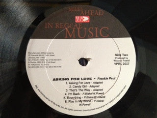 Frankie Paul : Asking For Love (LP, Album)