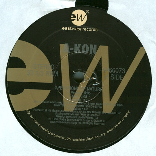 Akon : Operations Of Nature (12")